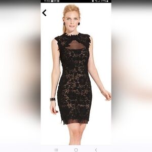 Betsy & Adam Black size 2 mini dress